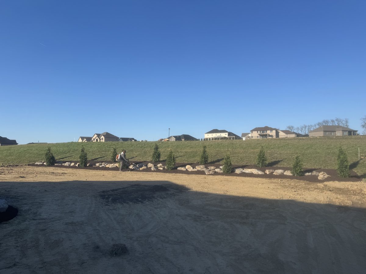Engineered hillside retaining wall replacement